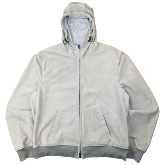 Vintage Burberry Brit Zip Up Suede Jacket Size XL | XL, Grey