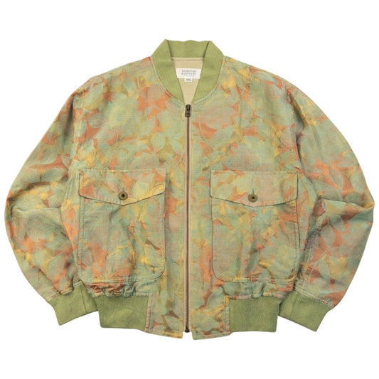 Vintage 90s Yoshiyuki Kinishi Ficci Uomo Floral Bomber Jacket Size S | Small, Multicoloured