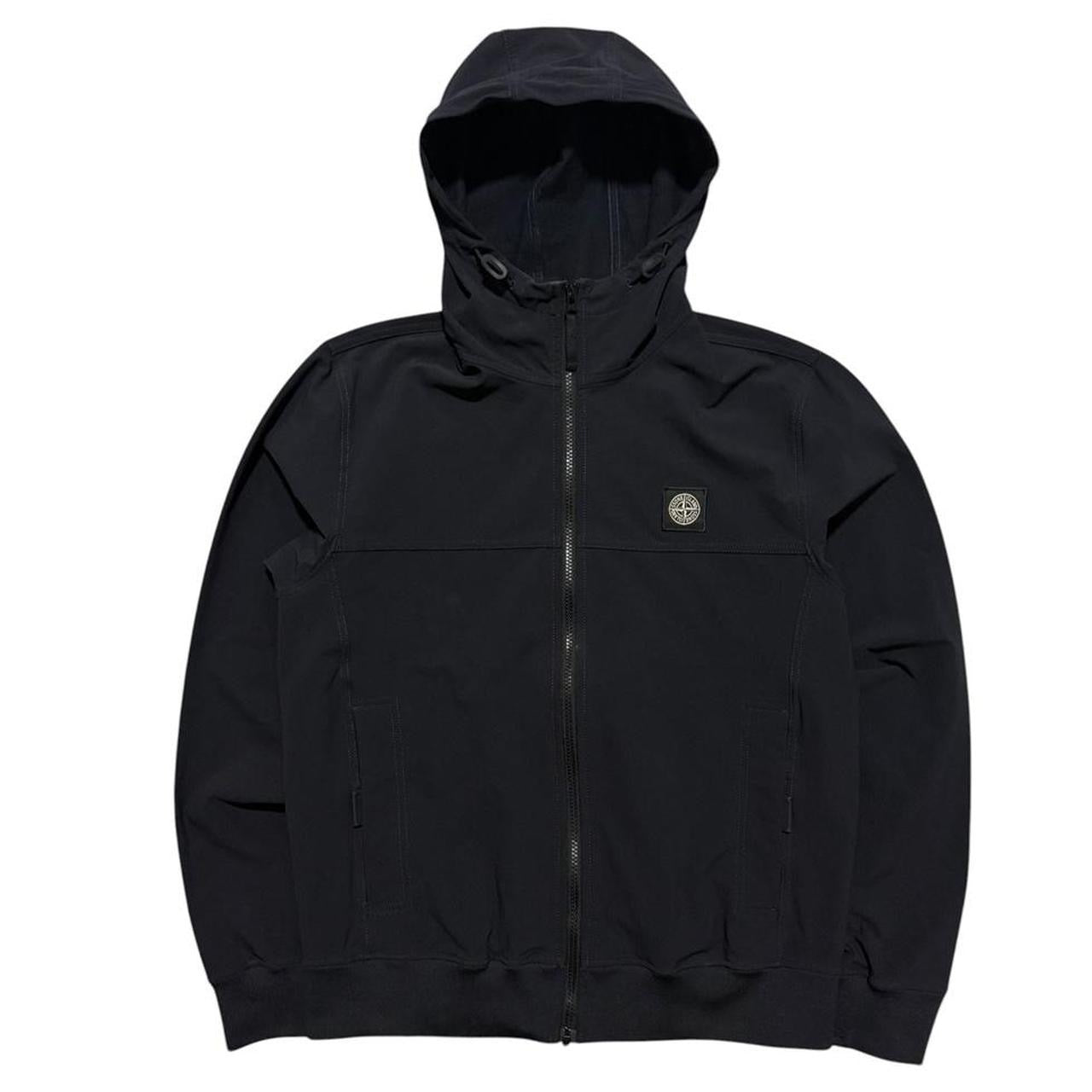 Stone Island Soft Shell Jacket | Large, Black