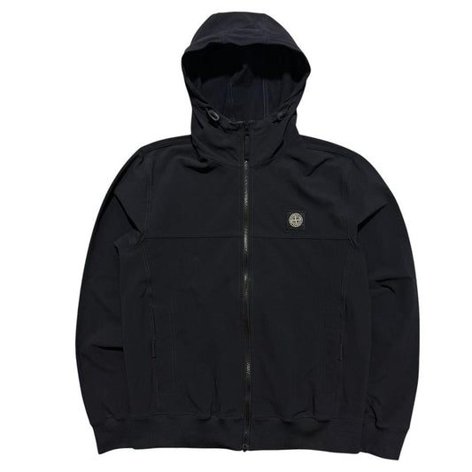 Stone Island Soft Shell Jacket | Large, Black