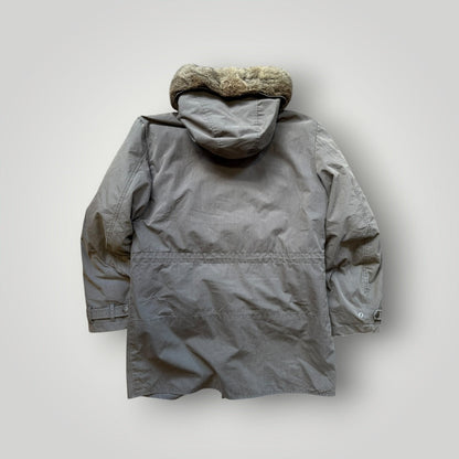 C.P. Company AW/04 Hemp Cotton Coyote Fur 3 in 1 Parka Coat 50