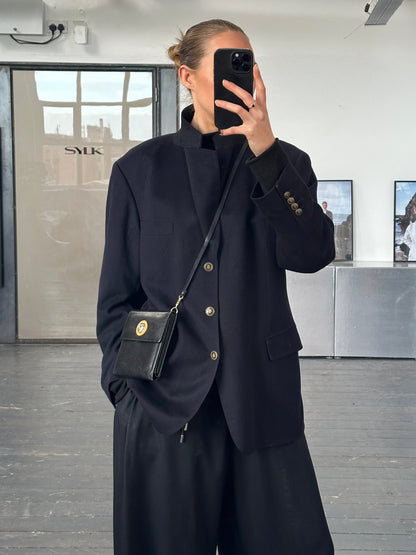 Vintage 1990s Pure Cashmere Single Breasted Blazer - 42R/L