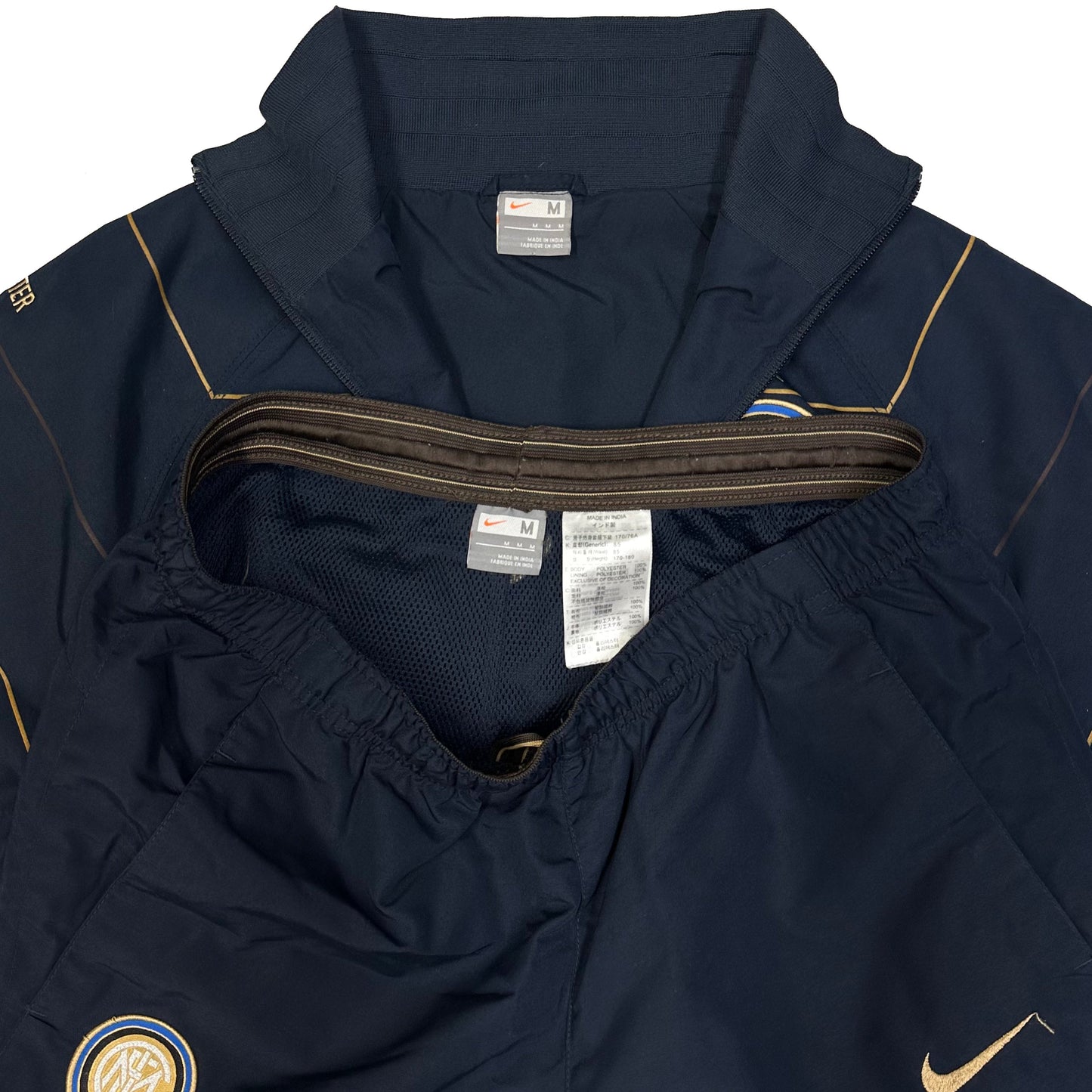 Nike Inter Milan 2008/09 Tracksuit In Navy ( M )