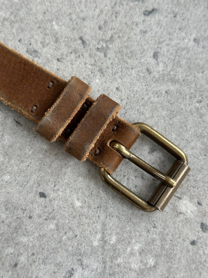 Italian Vintage 1990s Suede Chunky Wrap Belt - W26-28