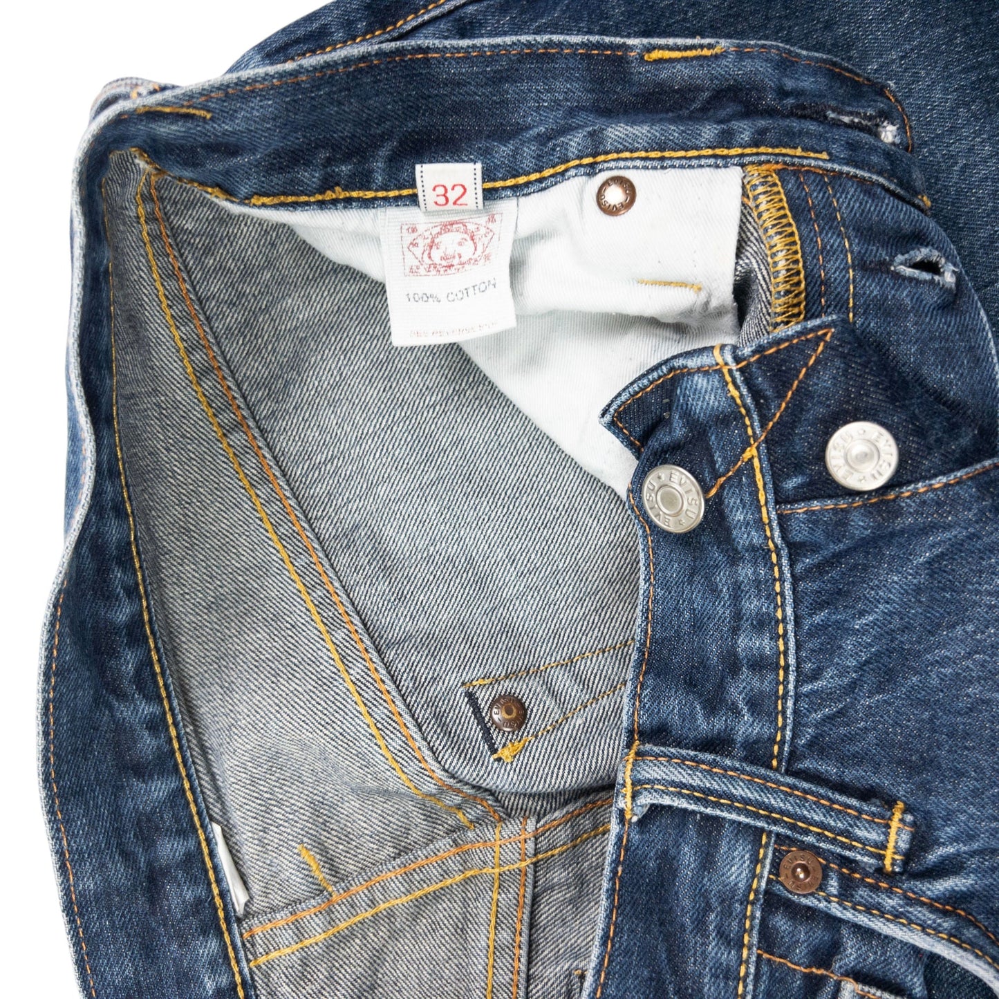 Vintage Evisu Double Gull Japanese Denim Jeans Size W31