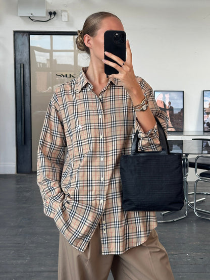Burberry 1990s “Archive Nova Check” Pure Cotton Shirt - XL