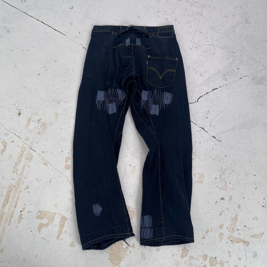vintage levis engineered jeans | Navy, Red