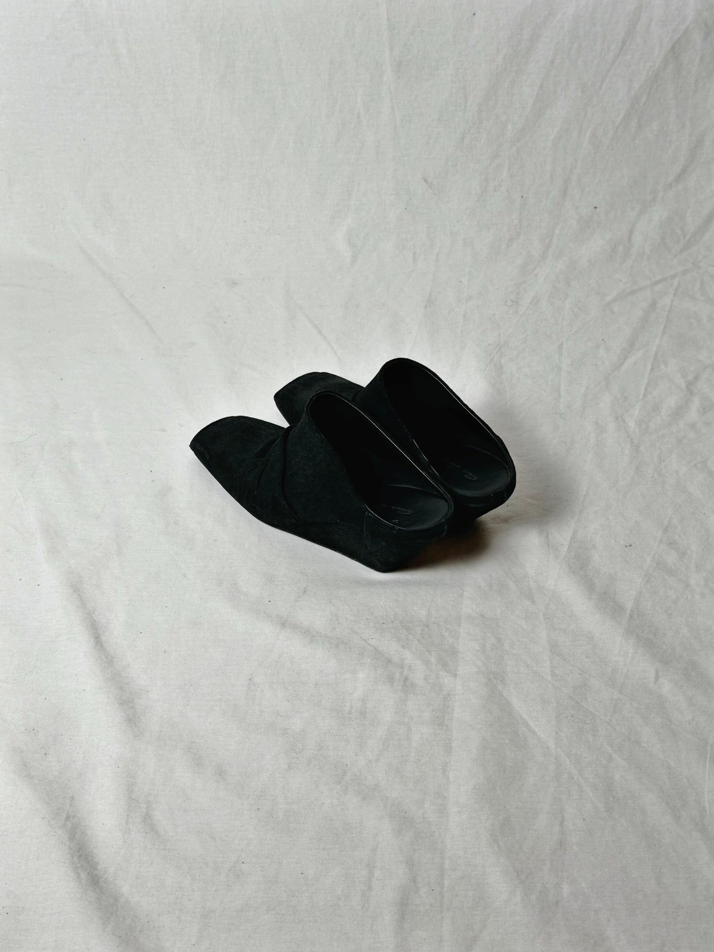 RICK OWENS SUEDE MULE | Default Title, Black