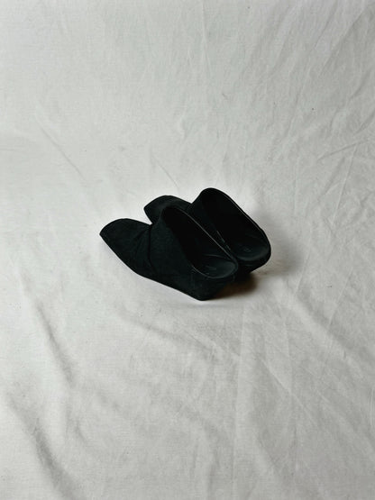 RICK OWENS SUEDE MULE | Default Title, Black