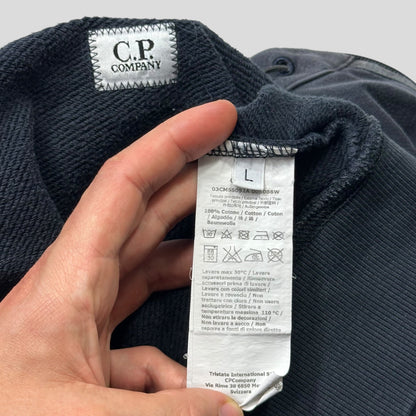 CP Company Navy Goggle Hoodie - M/L