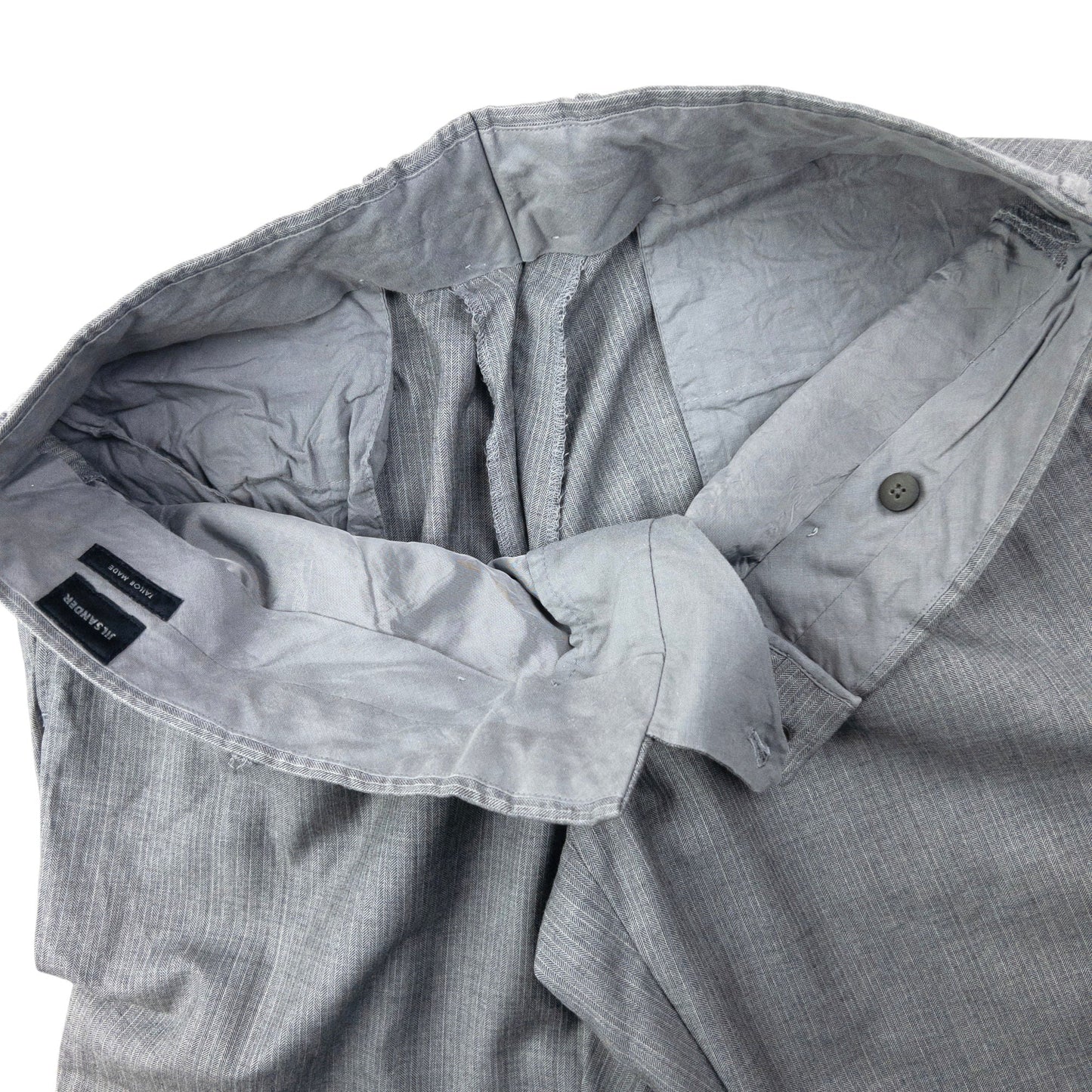 Vintage Jil Sander Striped Trousers Size W33 | W33, Grey