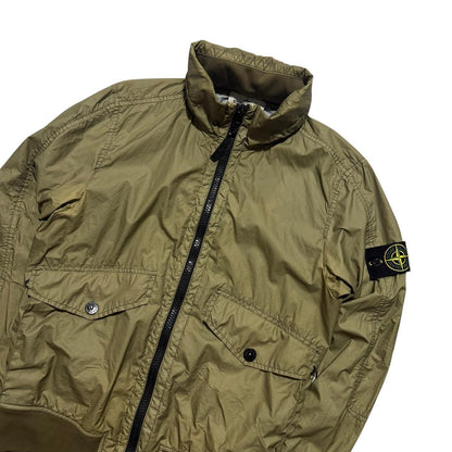 Stone Island Membrana-TC Jacket | Small, Olive Green