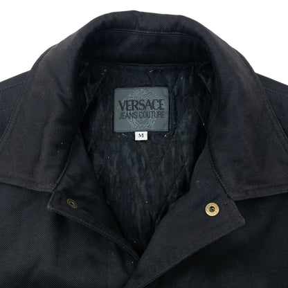 Vintage 2000s Versace Jeans Couture Padded Jacket Size S | Small, Black