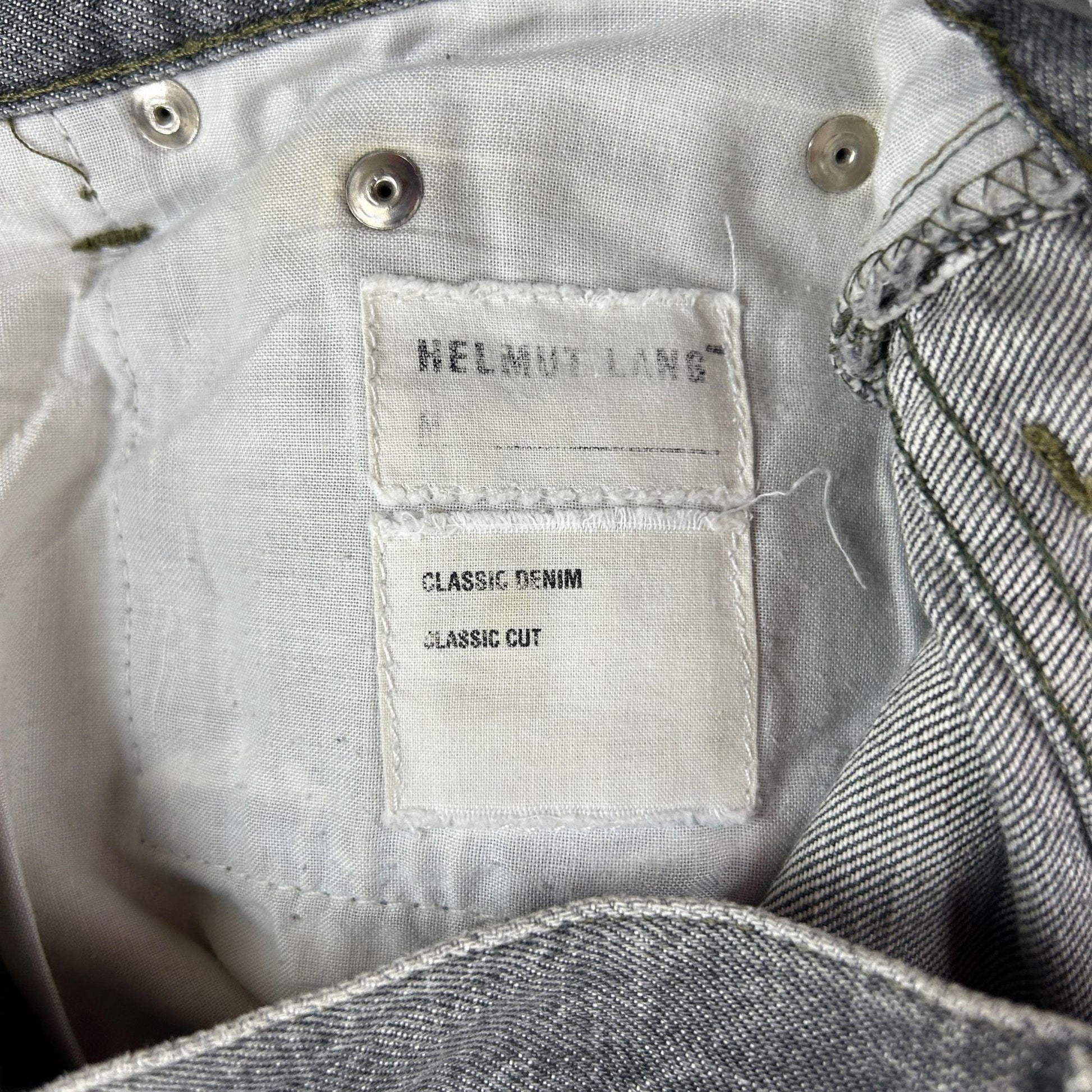 Vintage Helmut Lang Classic Denim Jeans Size W30 - Known Source