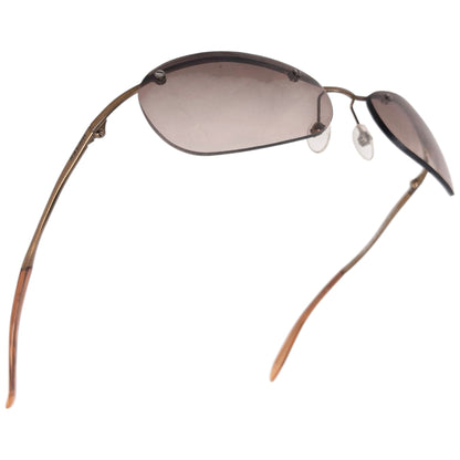 Vintage 2000s Ralph Lauren Rimless Sunglasses | O/S, Brown