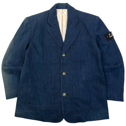 Vintage 80s CP Company Denim Blazer Jacket Size XS | XS, Blue