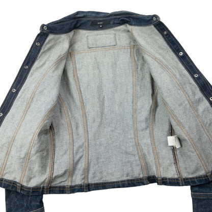 Vintage 90s Gucci By Tom Ford Cropped Denim Jacket Womens Size M | Medium, Navy