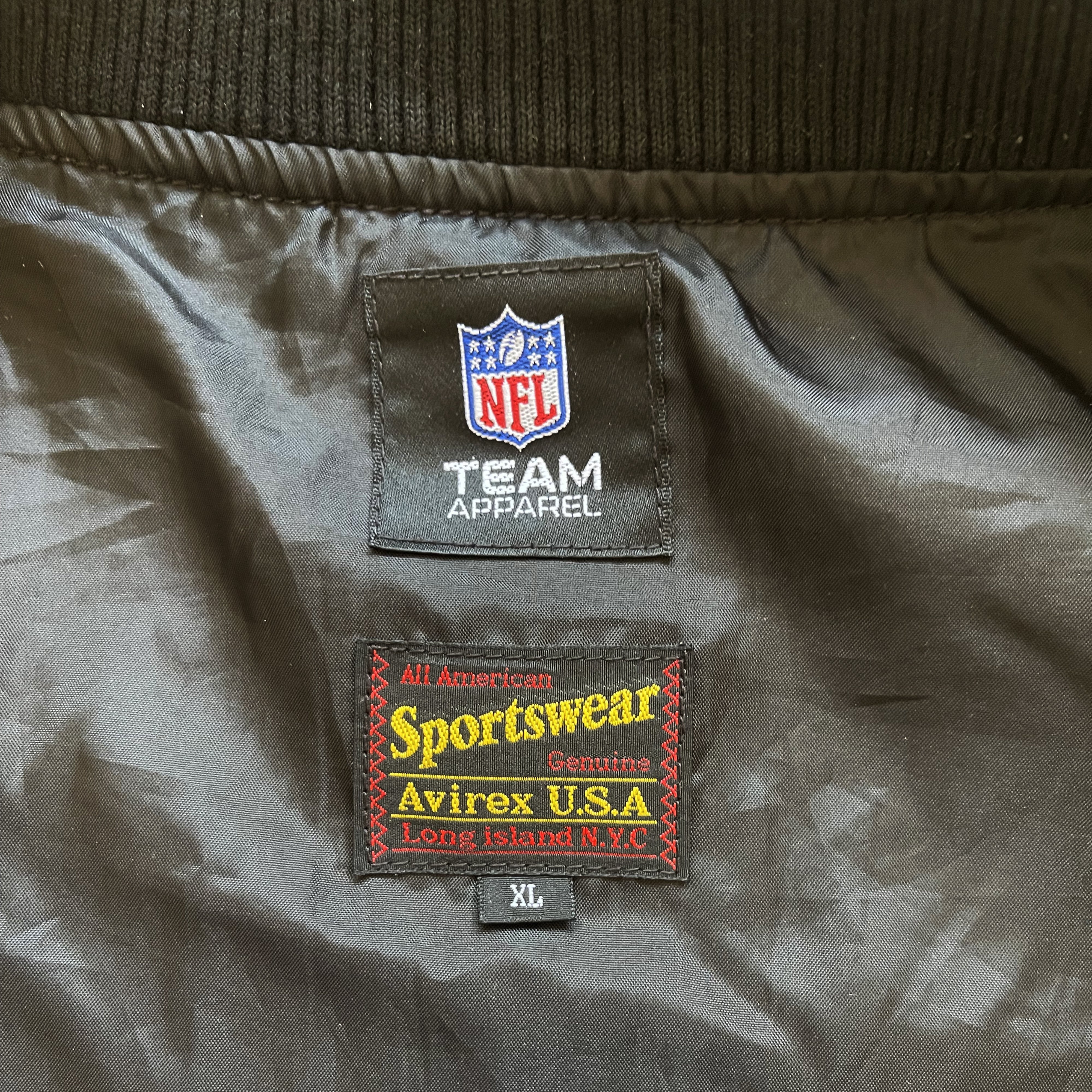 Avirex x Raiders NFL Varsity Bomber Jacket - XL – Known Source