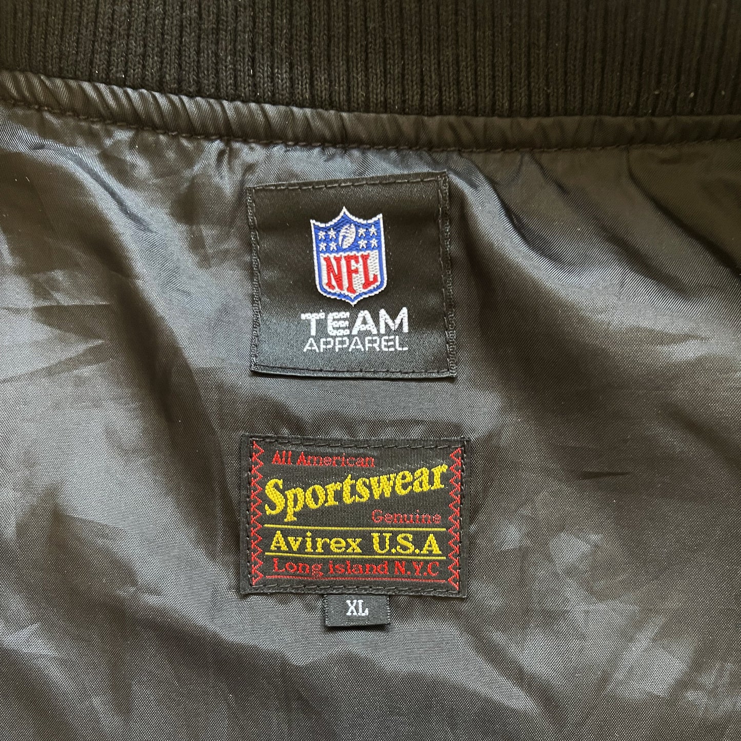 Avirex x Raiders NFL Varsity Bomber Jacket - XL