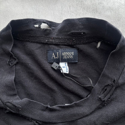 ARMANI DISTRESSED T-SHIRT | O/S, Red