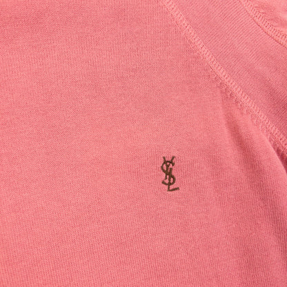 Vintage 2000s YSL Yves Saint Laurent Lightweight Jumper Size M | Medium, Pink