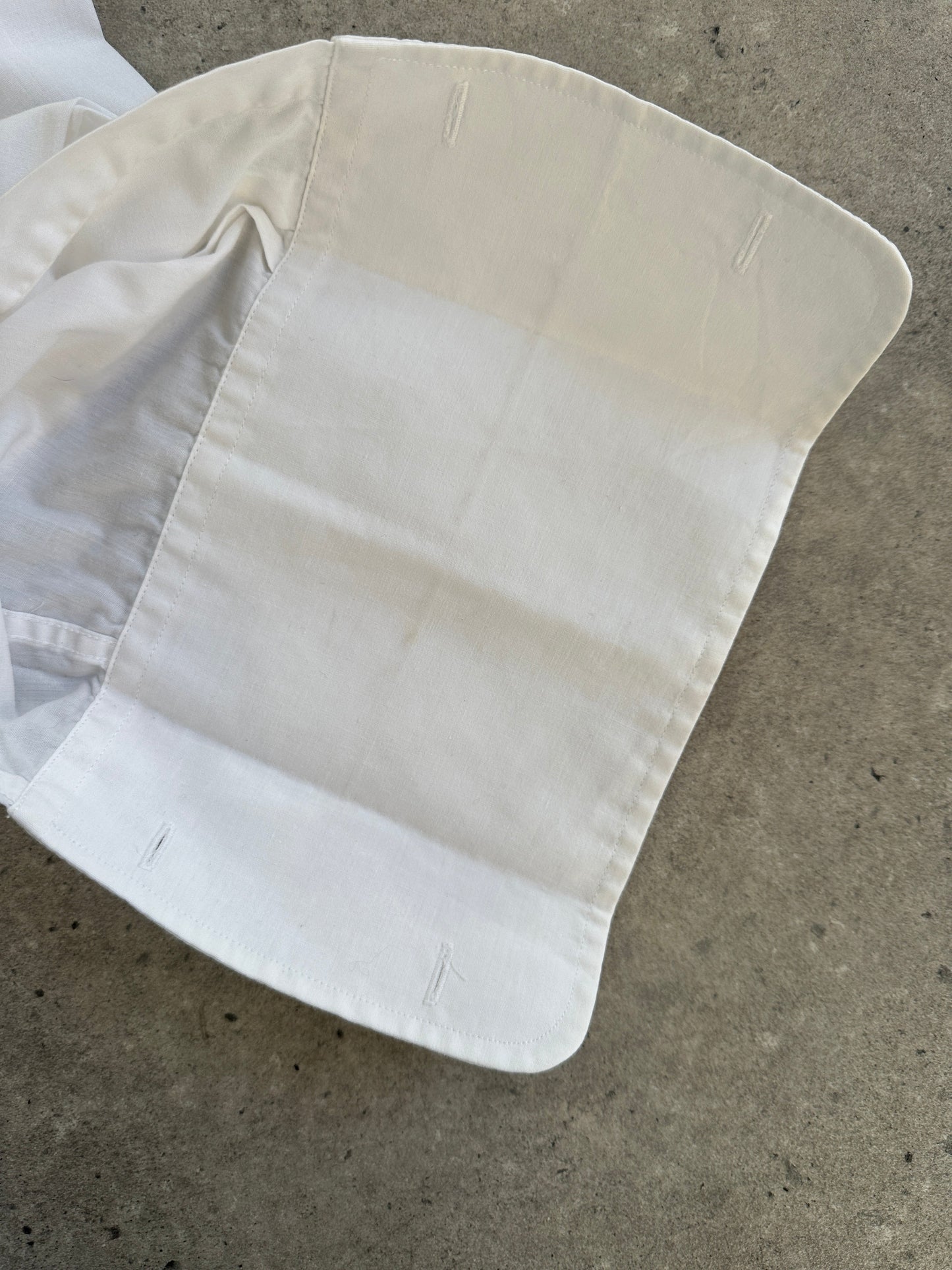 Yves Saint Laurent Pour Homme 1990s Tuxedo Cotton Dress Shirt - M