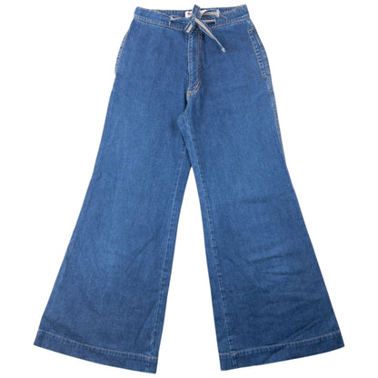 Vintage 90s Hysteric Glamour KITCH! Flared Denim Jeans Womens Size W25 | W25, Blue