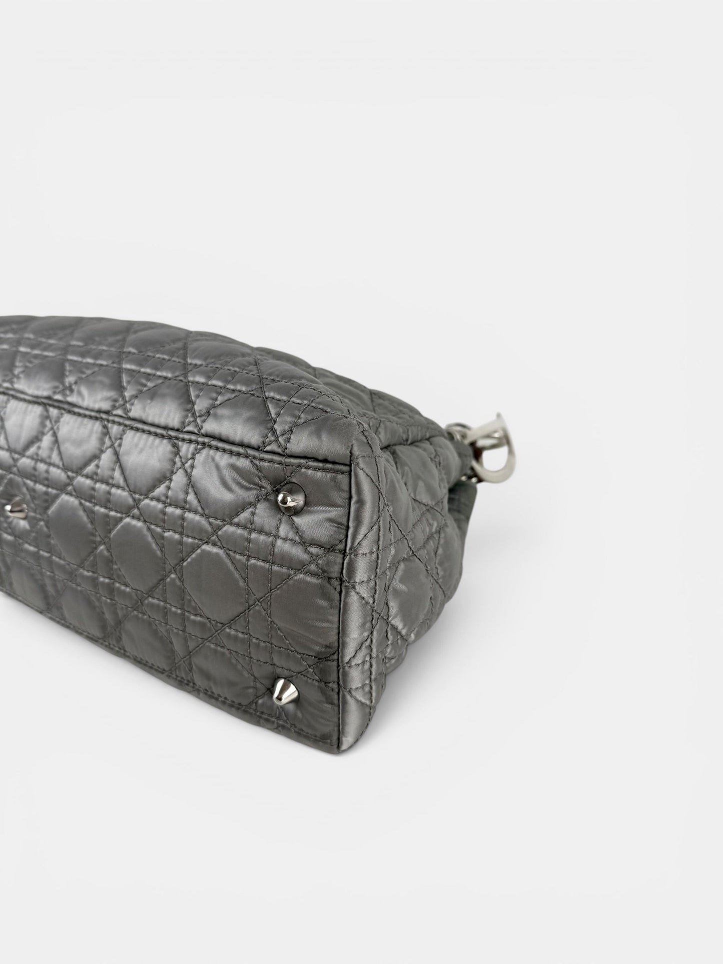 2009 Christian Dior Charming Lock Grey Handbag | O/S, Grey