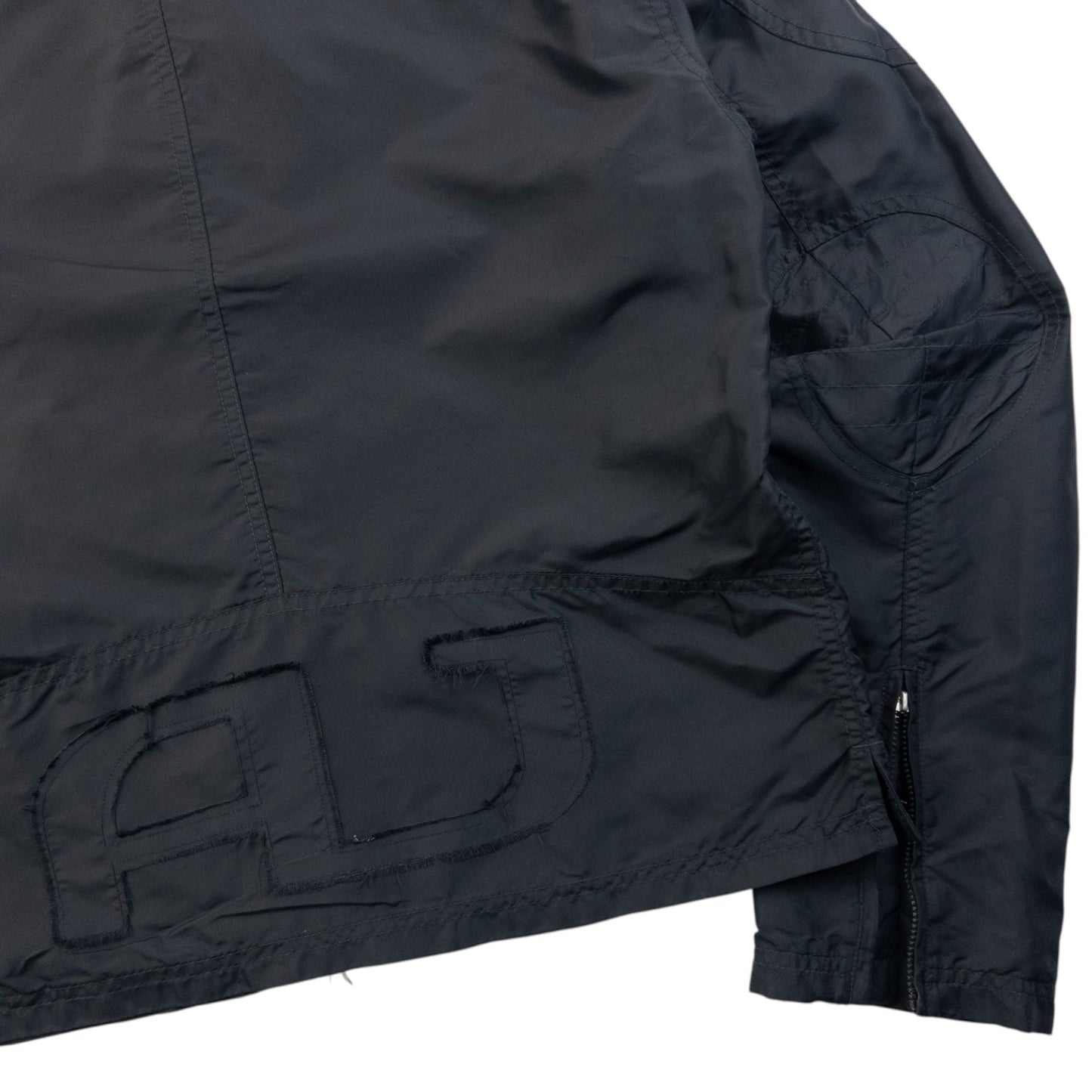 Vintage 2000s Armani Jeans Zip Up Jacket Size S | Small, Black