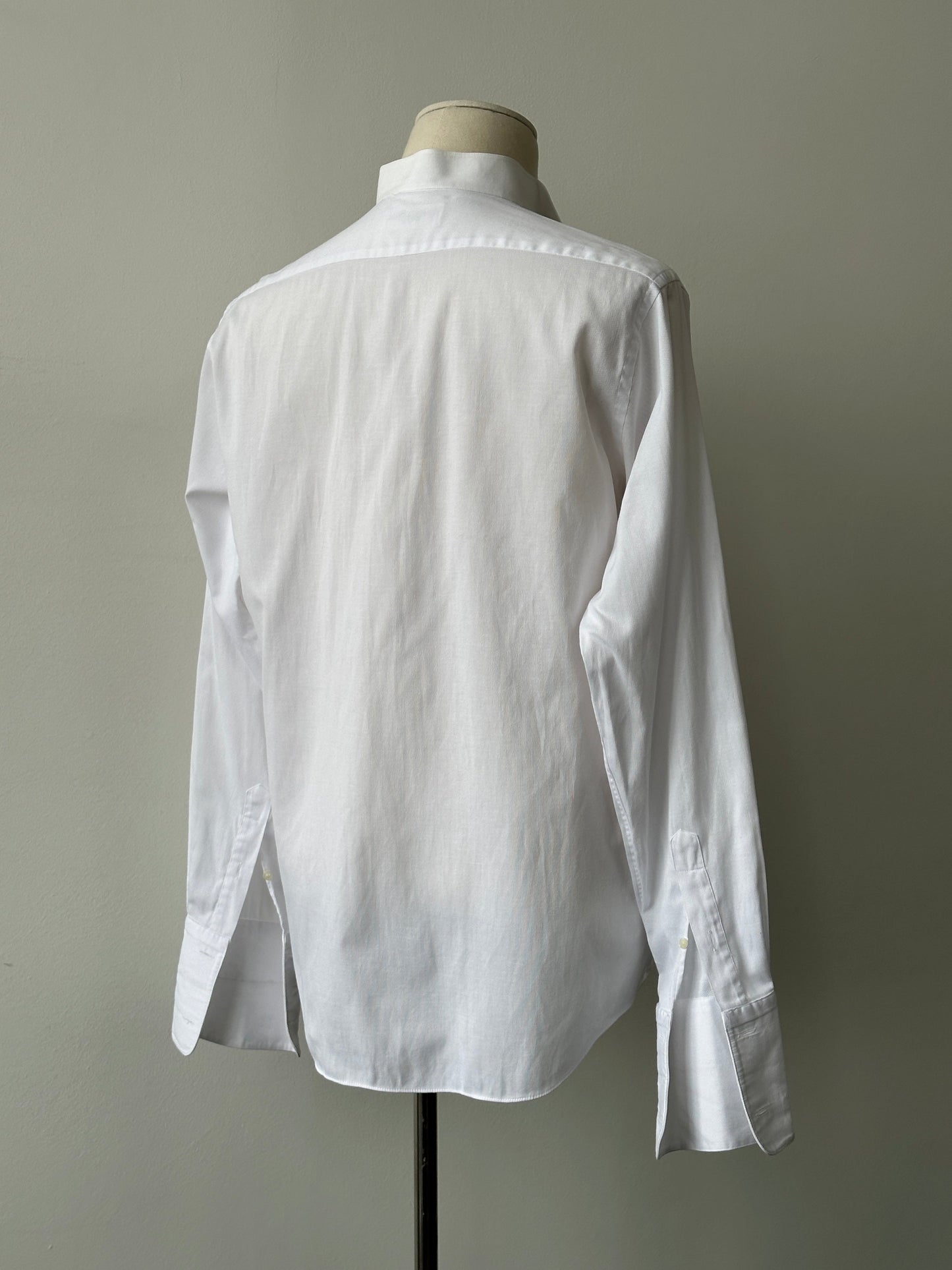 Christian Dior Monsieur 1990s Cotton Tuxedo Shirt - L