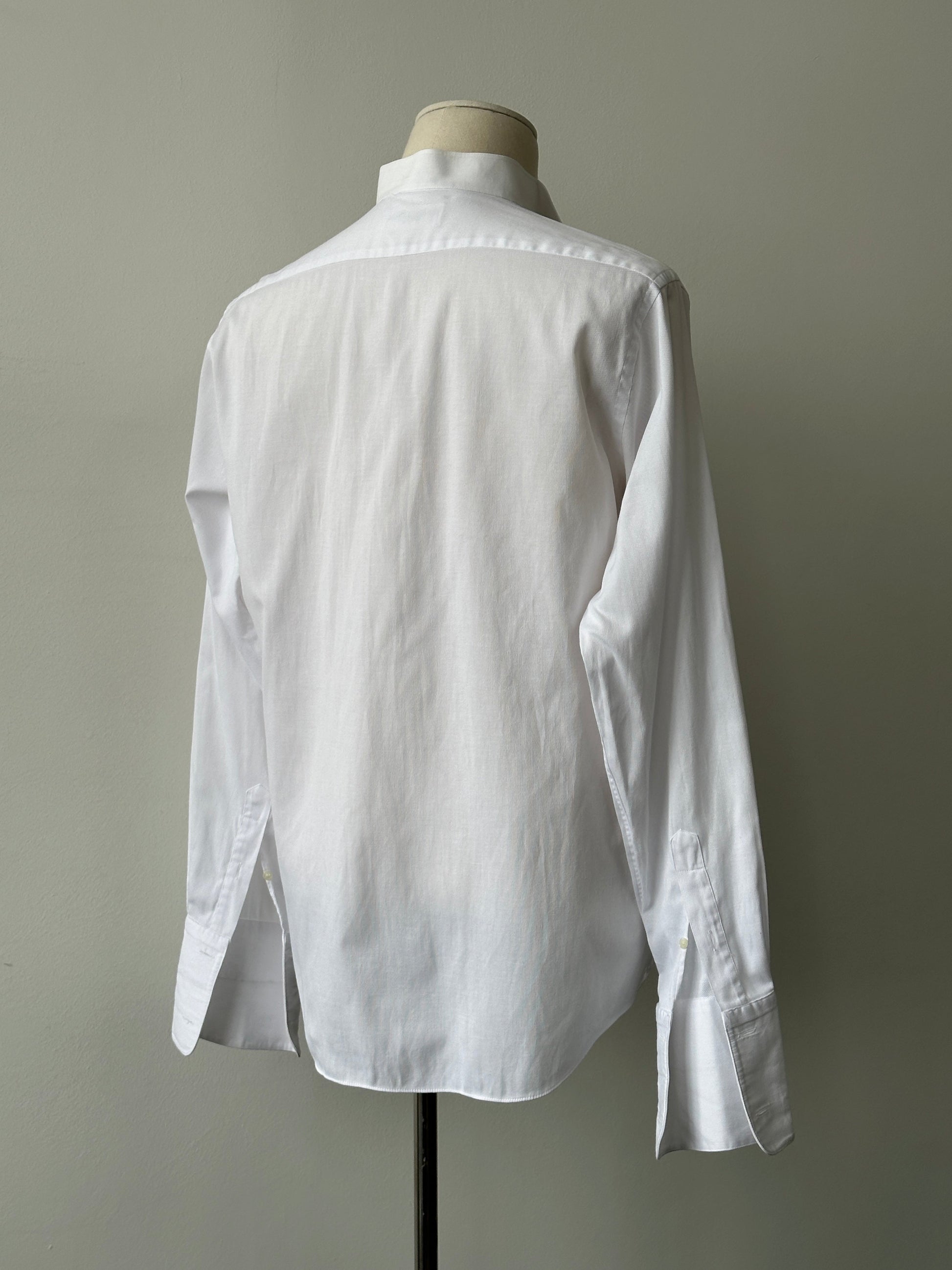 Christian Dior Monsieur 1990s Cotton Tuxedo Shirt - L