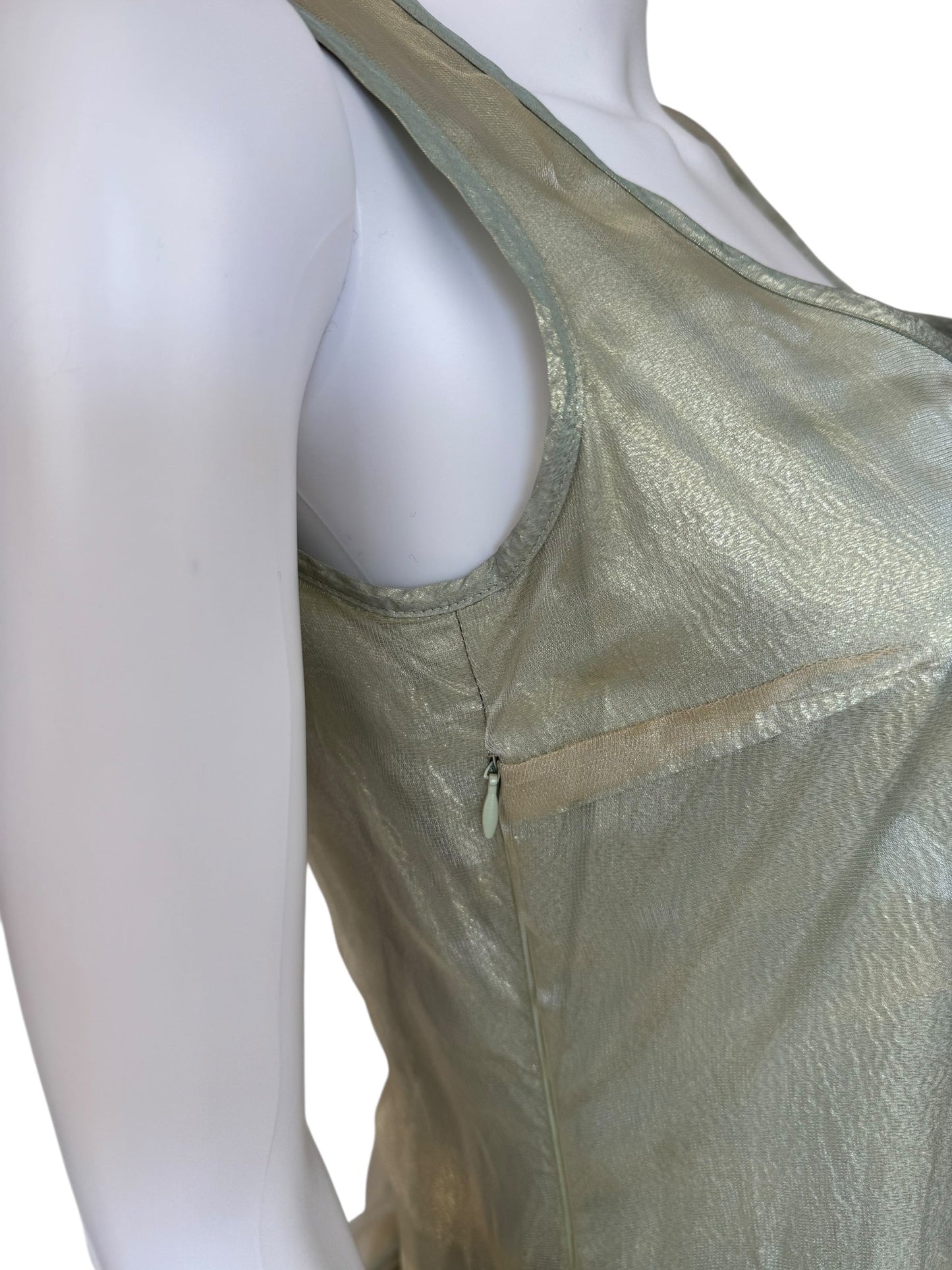 Vivienne Westwood F/W 2012 Queen’s Jubilee Capsule Collection Gold Label lamé organza gown