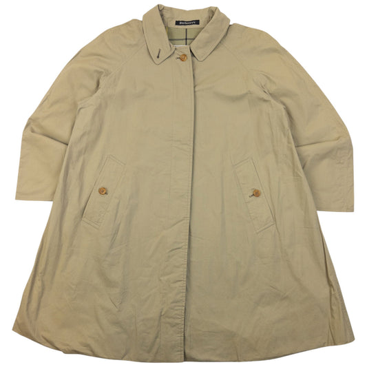 Vintage 90s Burberry Trench Jacket Womens Size S | Small, Beige