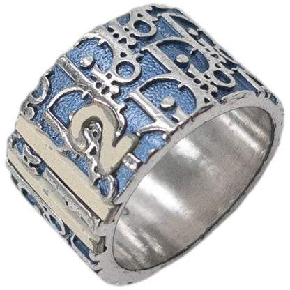 Vintage 2000s Dior Monogram Number Ring | O/S, Blue