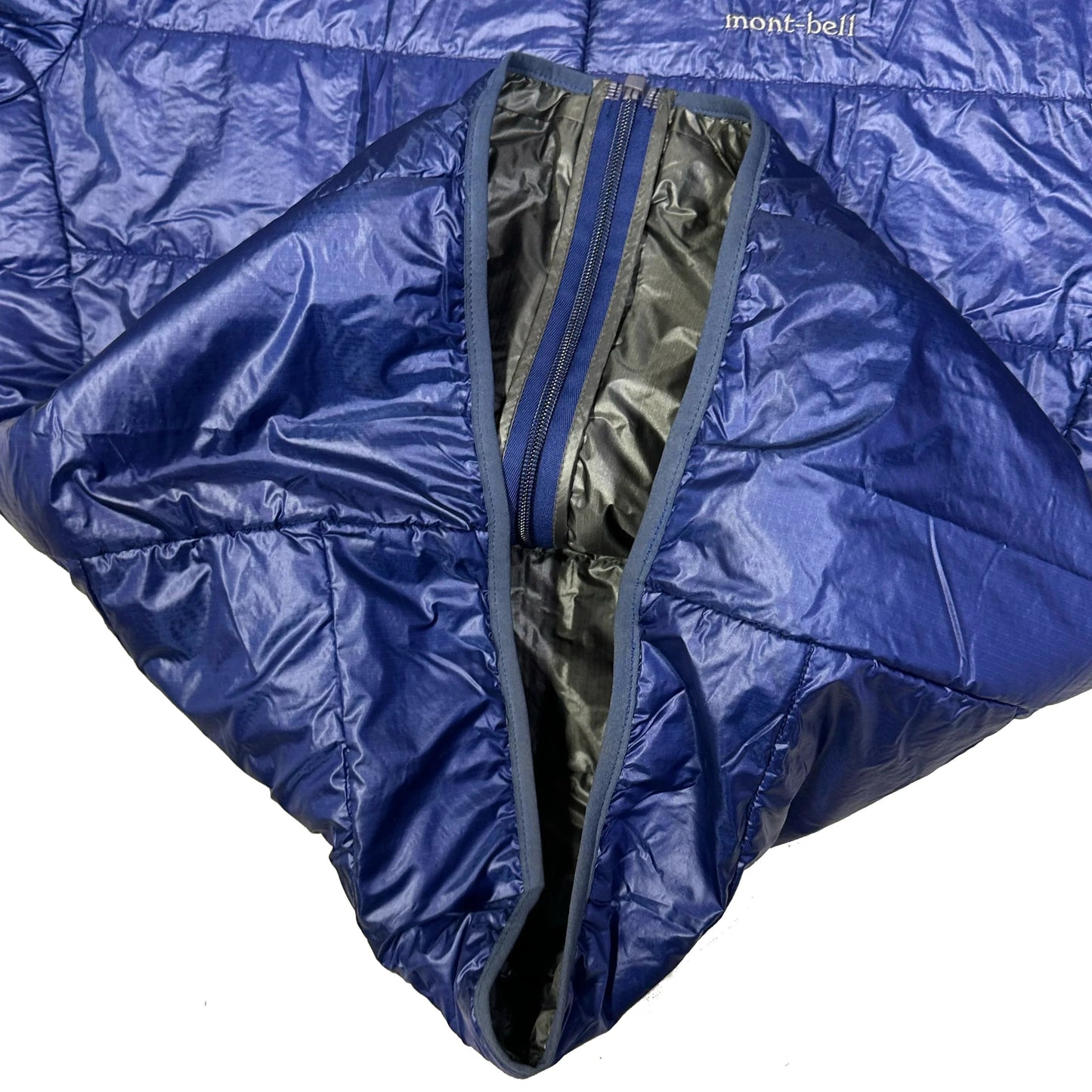 Montbell Lightweight Puffer Jacket In Blue ( M )