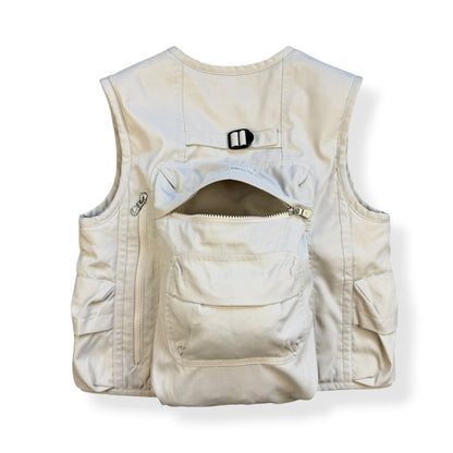2000's Calvin Klein Integrated Backpack Cargo Jacket (XS) | O/S, Beige