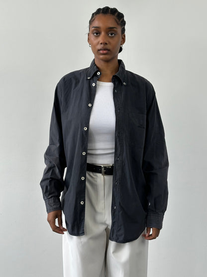 Armani Jeans 2000s Cotton Logo Shirt - M/L