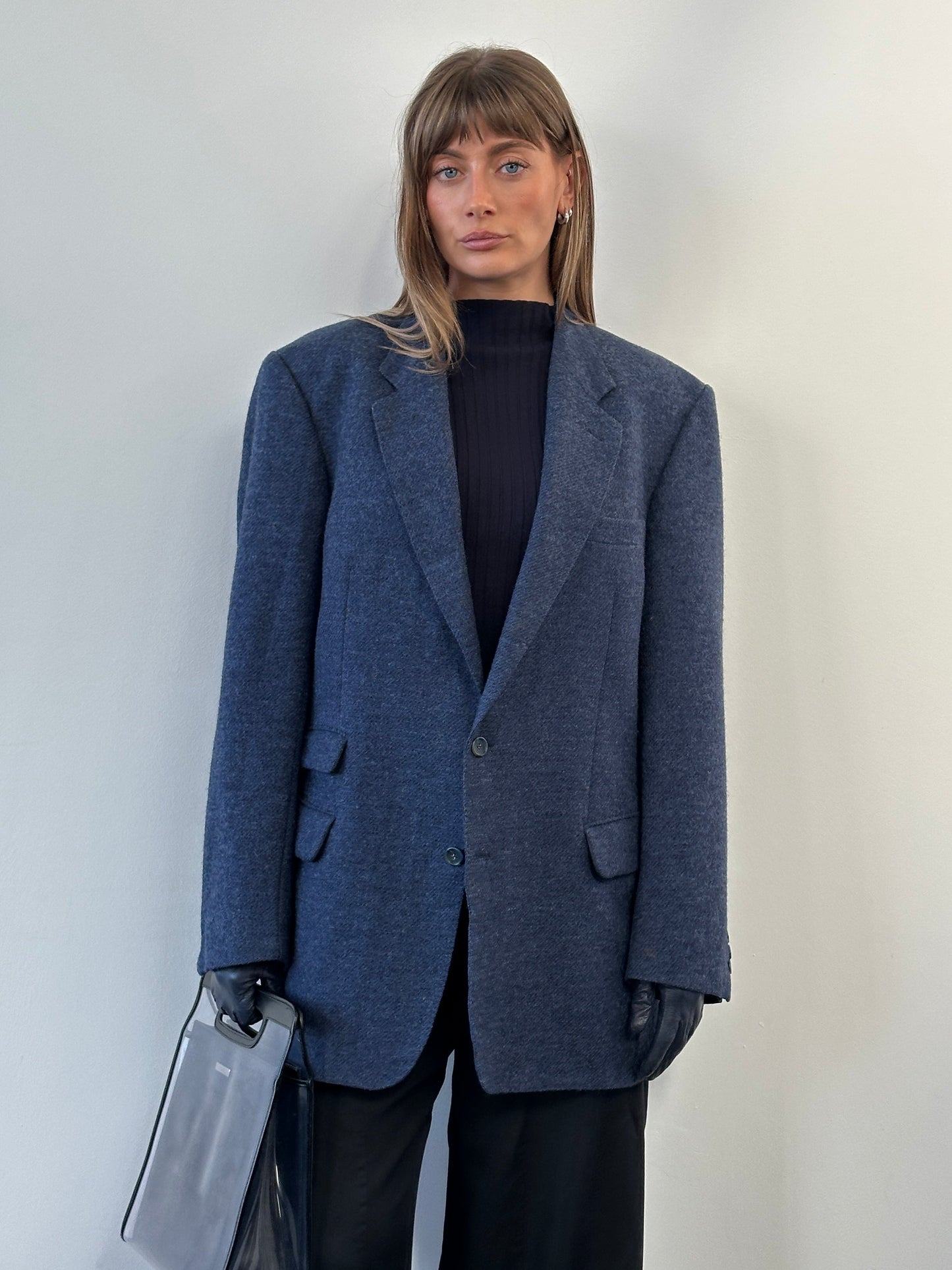 Burberry 1990s Pure Brushed Wool Blazer - 44R/XL