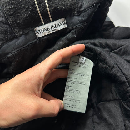 Stone Island AW10 Mussola Gommata Heavyweight Quilted Jacket - XXL