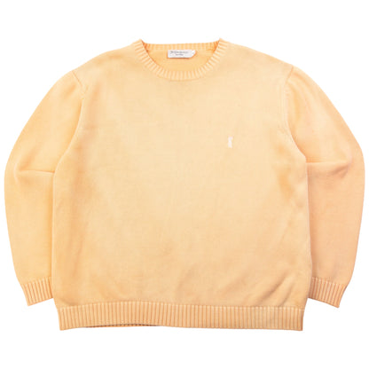 Vintage 2000s YSL Yves Saint Laurent Knit Jumper Size S | Small, Orange