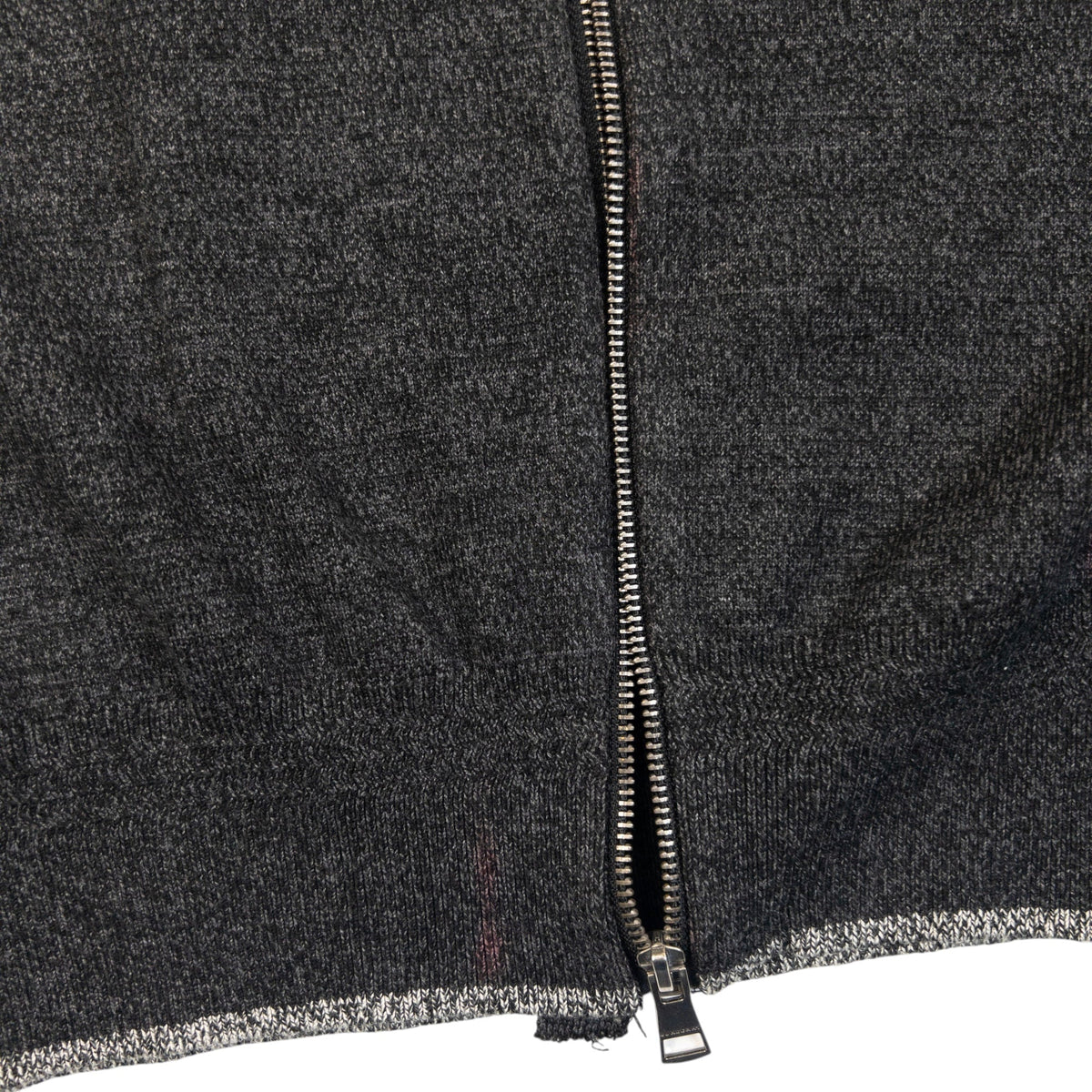 Vintage 2000s Burberry Brit Zip Up Jumper Size M | Medium, Grey