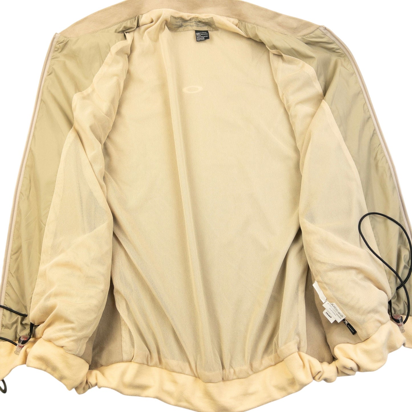 Vintage 2000s Oakley Zip Up Gilet SAMPLE Size M | Medium, Beige