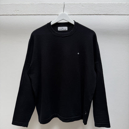 Stone Island Compass Knit Jumper (M) | Medium, Black