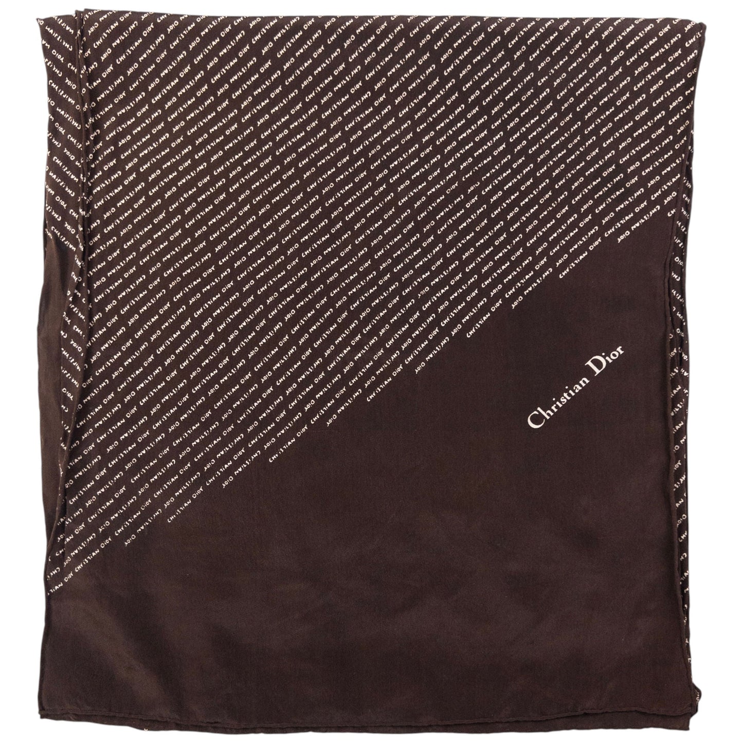 Vintage Dior Monogram Silk Scarf