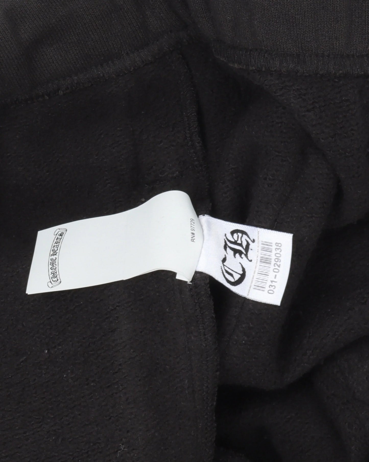 Chrome Hearts Paper Jam Cemetery Cross Patch Sweatpants | Medium, Black