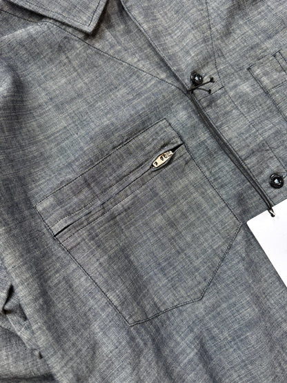 C.P. Company Chambray 4.75OZ Cotton Overshirt XL BNWT | Default Title, Blue