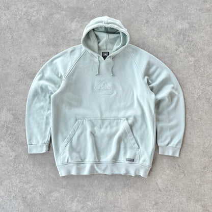 Nike ACG 2000s heavyweight embossed logo hoodie (XL)