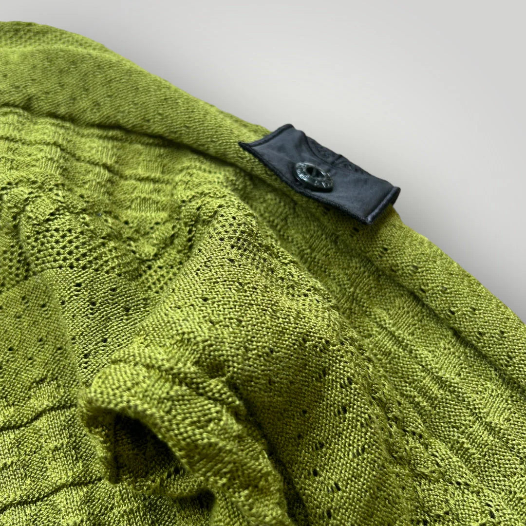 Stone Island Shadow Project Open Knit Cardigan L