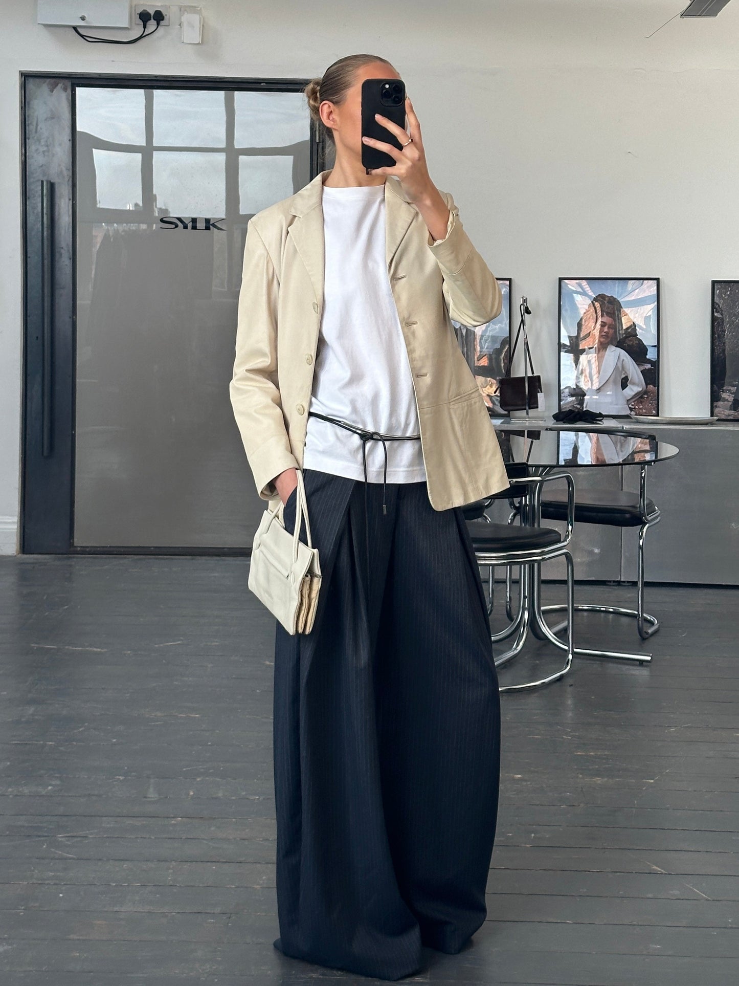 Gianni Versace 1990s Leather Jacket - S