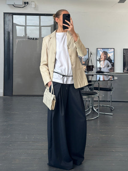 Gianni Versace 1990s Leather Jacket - S